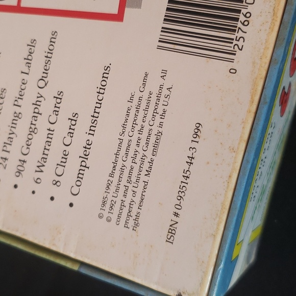 Where In The World Is Carmen Sandiego? Vintage Board Game 1992 TV Show - Picture 6 of 10